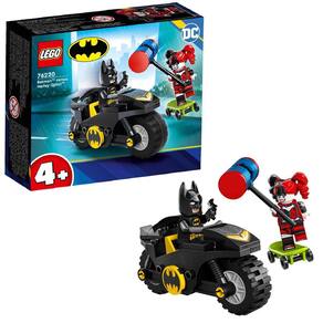 Boneco Flexível Batman + Boneca Arlequina Harley Quinn dc