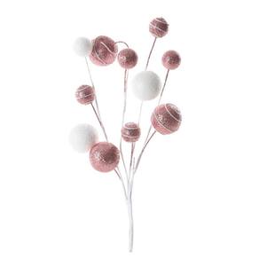 Pick Natalino C/bolas Listr/rosa/verm 1un 30x15x4cm 1100785