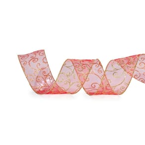 Fita Arabesco Vermelha E Ouro 3,8x914 1614245