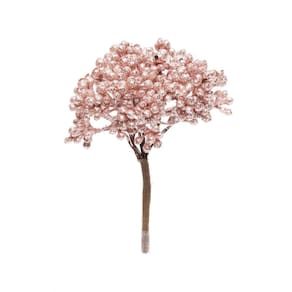 Pick Natalino C/fruta Rosa/glitter 1un 12x8x6cm 1200136