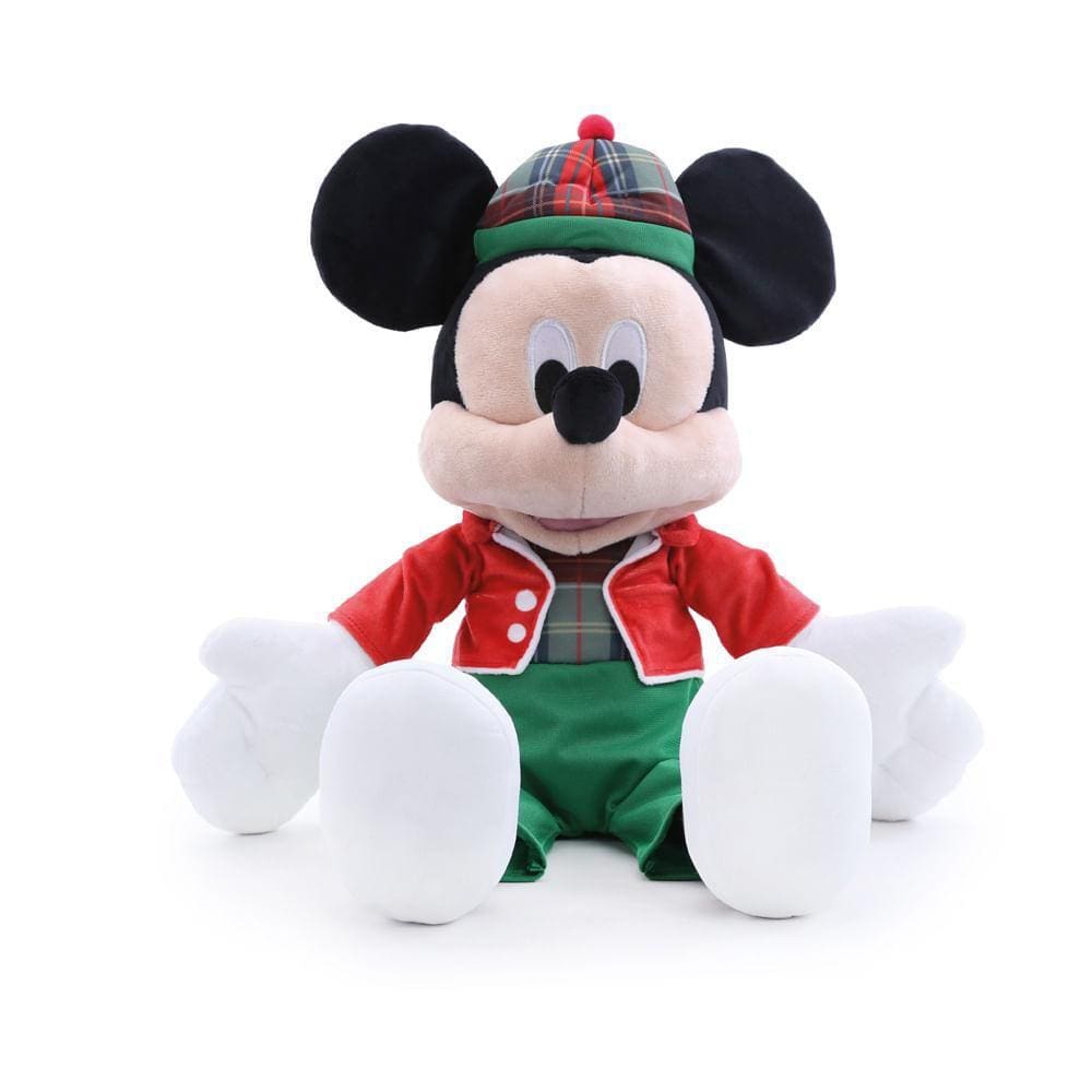 Mickey Em Pelúcia C/roupa Xadrez 1un 40x34x17cm 1105252
