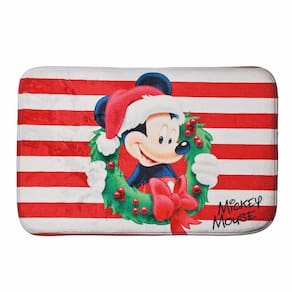 Tapete Natalino Mickey Guirlanda Vrm/vrd 60x40x1 1593010