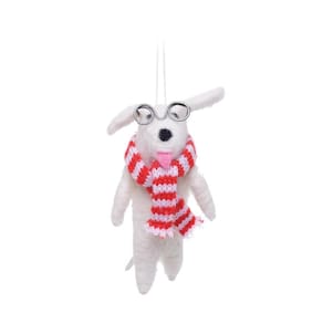 Enfeite Natal Pendurar Cachorro 11x6x20cm 1019255