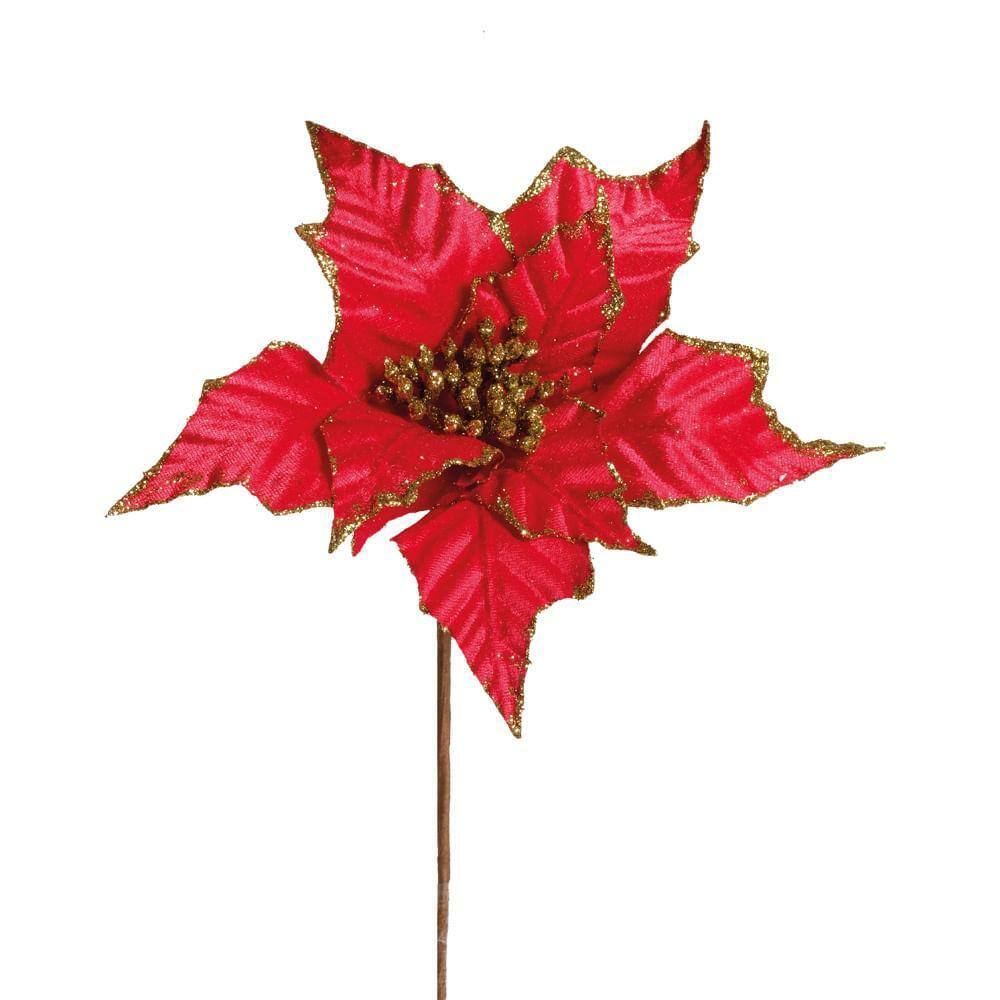 Flor De Natal Poinsetia 1un 30x20x20cm 1920749