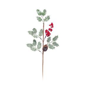 Galho Natalino C/folh/frut/pinh 1un 59x18x5cm 1024787