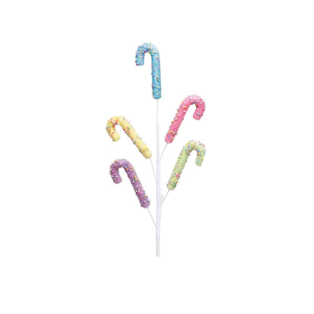 Galho Natalino C/5 Candy Coloridos 1un 60x10x2cm 1207419