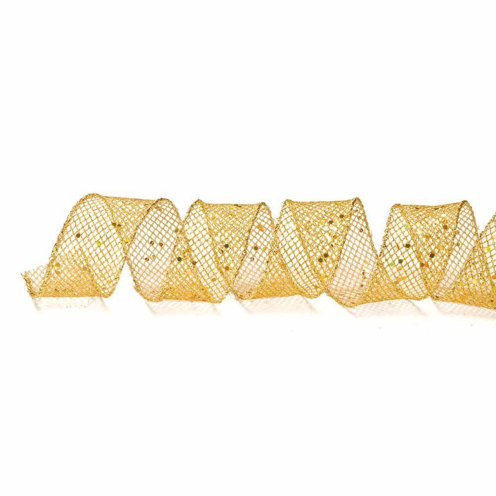 Fita Natalina Ouro 1un 10cmx9,14mts 1694031
