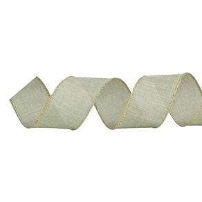 Fita Natalina Verde De Juta 1un 3,80cmx9,14mts 1022106