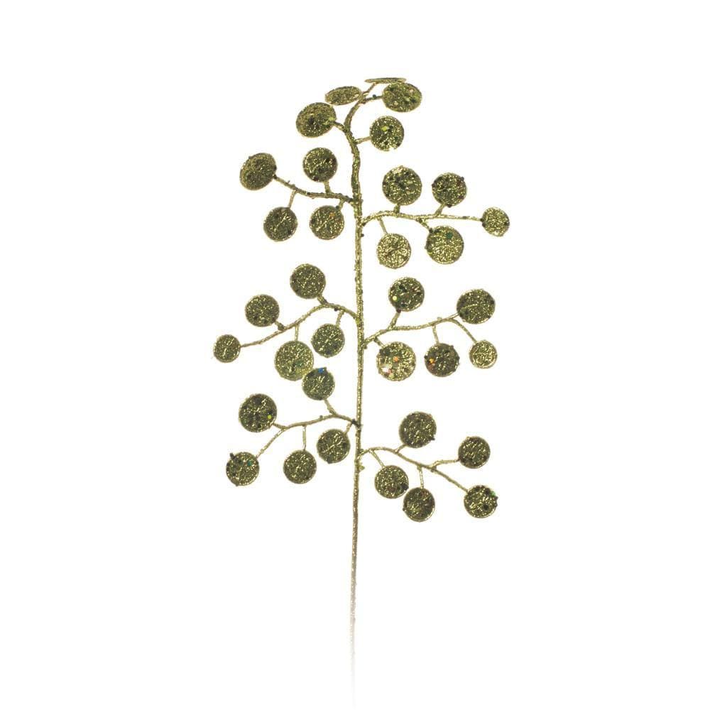 Galho Natalino Múdios Verde 1un 50x20x1cm 1211850