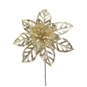 Flor De Natal Poinsetia Vazada 1un 15x13x13cm 1113306