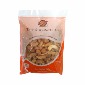 Kit 2X: Castanha de Caju W1 Torrada com Sal Tainá 200g