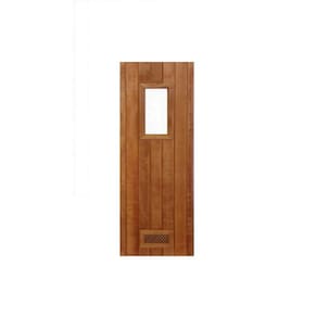 Porta de Madeira Cedro para Sauna Seca
