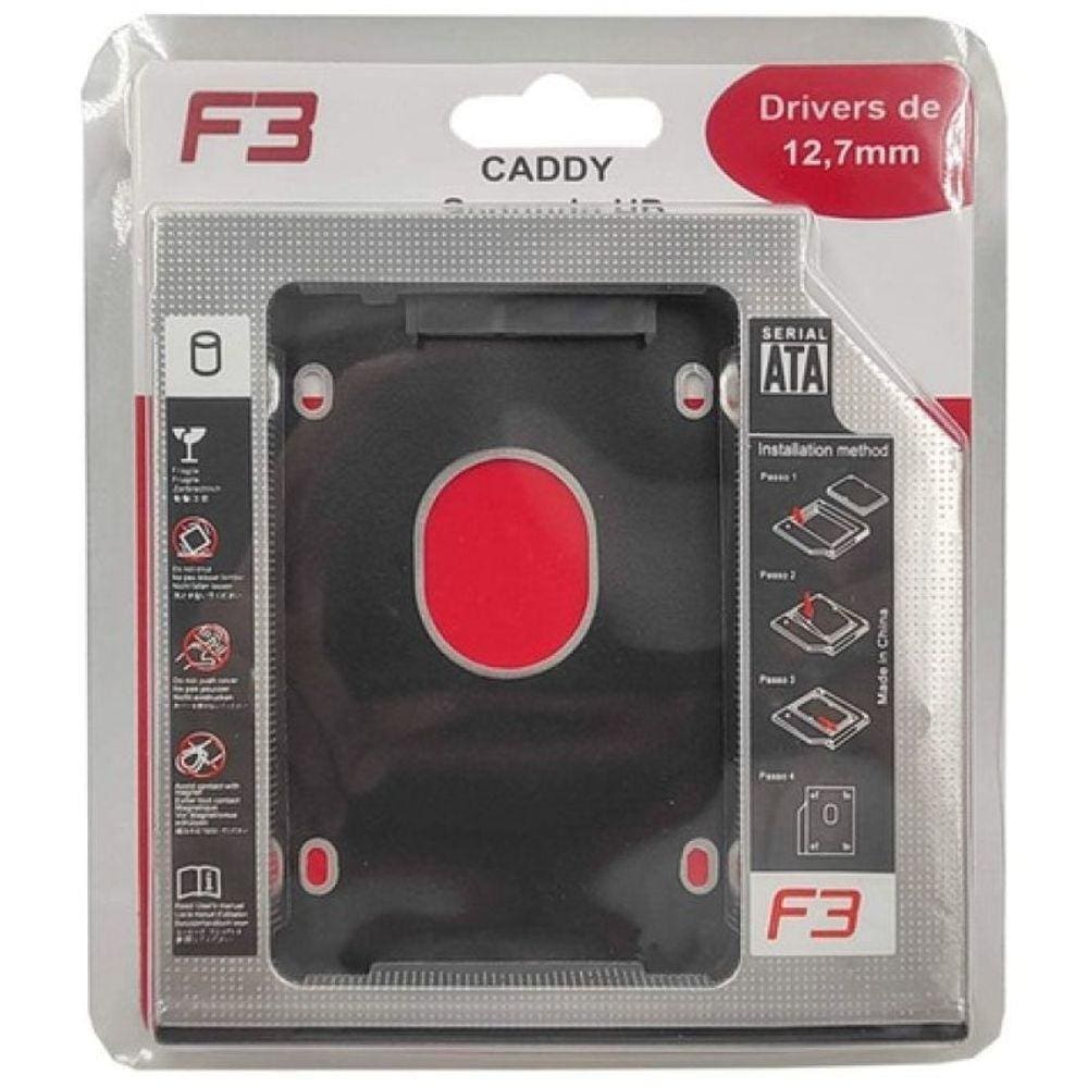 Adaptador Caddy Dvd Para Hd 2 5 12 7mm F Cy01 F3