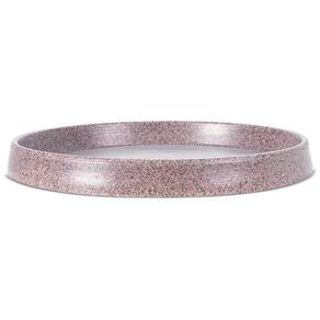 Prato para Vaso de Planta Redondo Pedra 24cm Afort