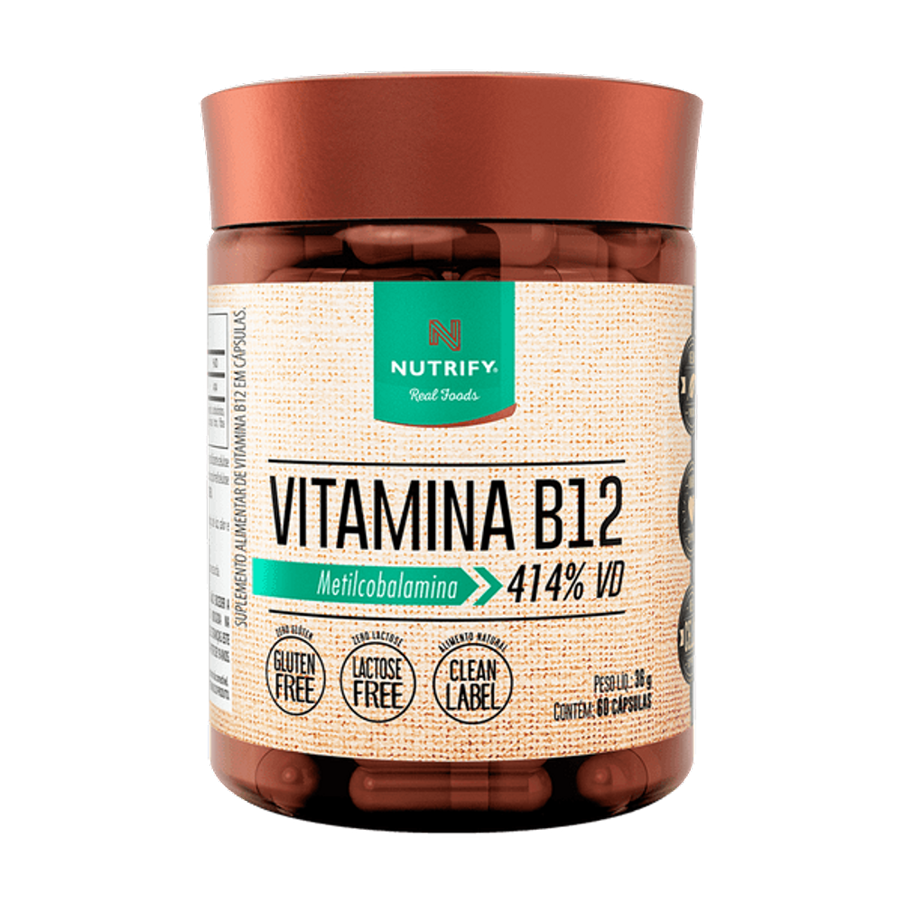 Kit 2X: Vitamina B12 Nutrify 60 Cápsulas