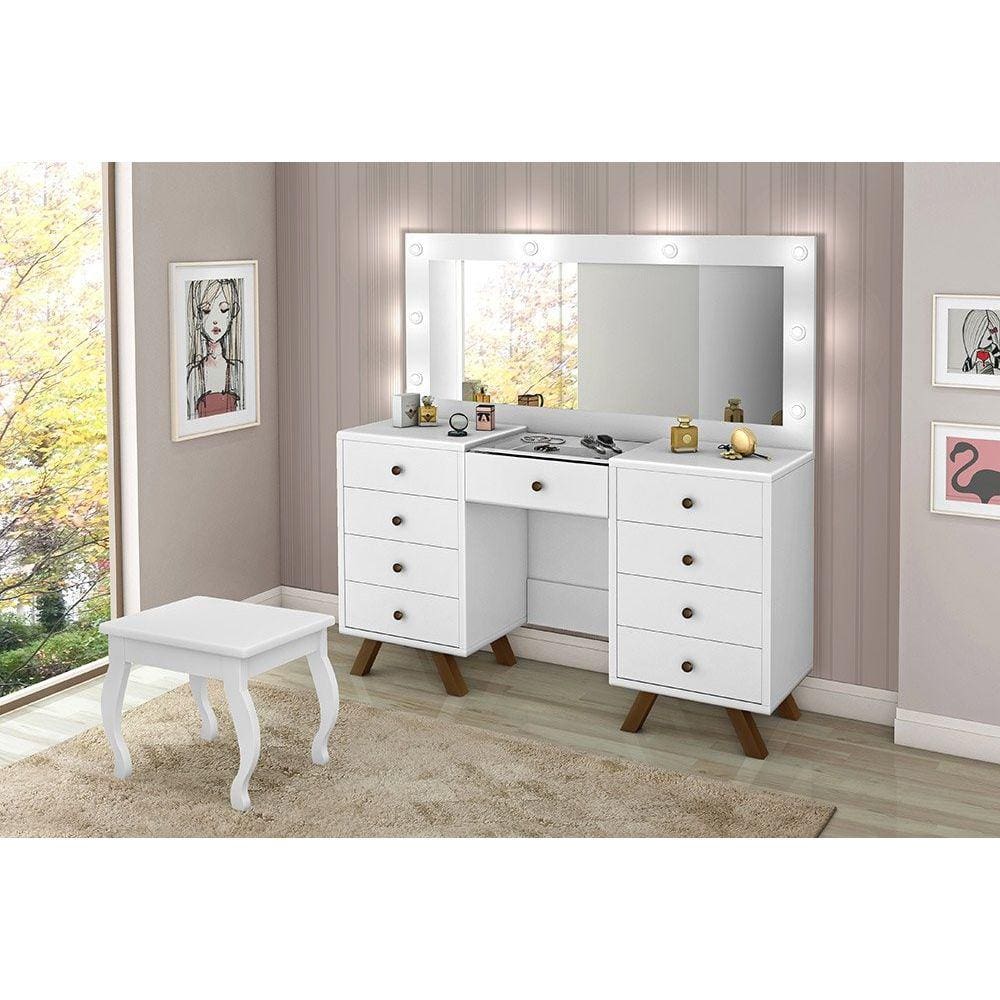 Penteadeira Camarim Mila Branco