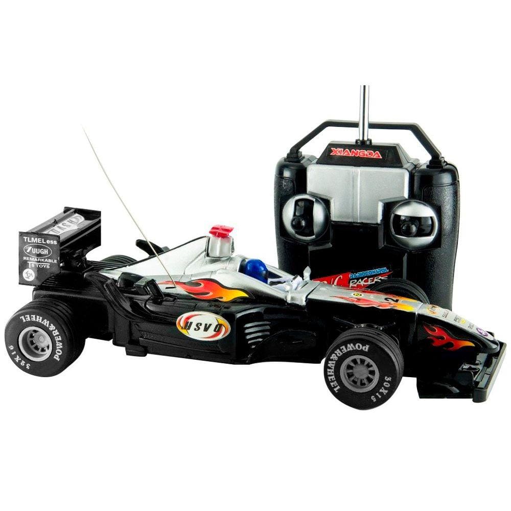 Carro Controle Remoto 7 Funções Corrida F1 Com Fumaça