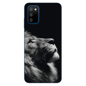 Capa Case Capinha Samsung Galaxy A03S Masculina Leão