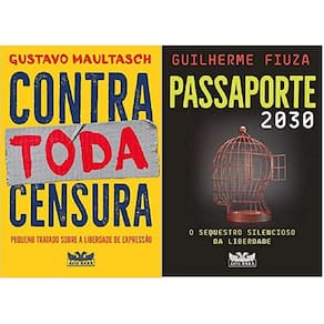 Kit 2 Livros Gustavo Maultasch Contra Toda Censura + Fiuza