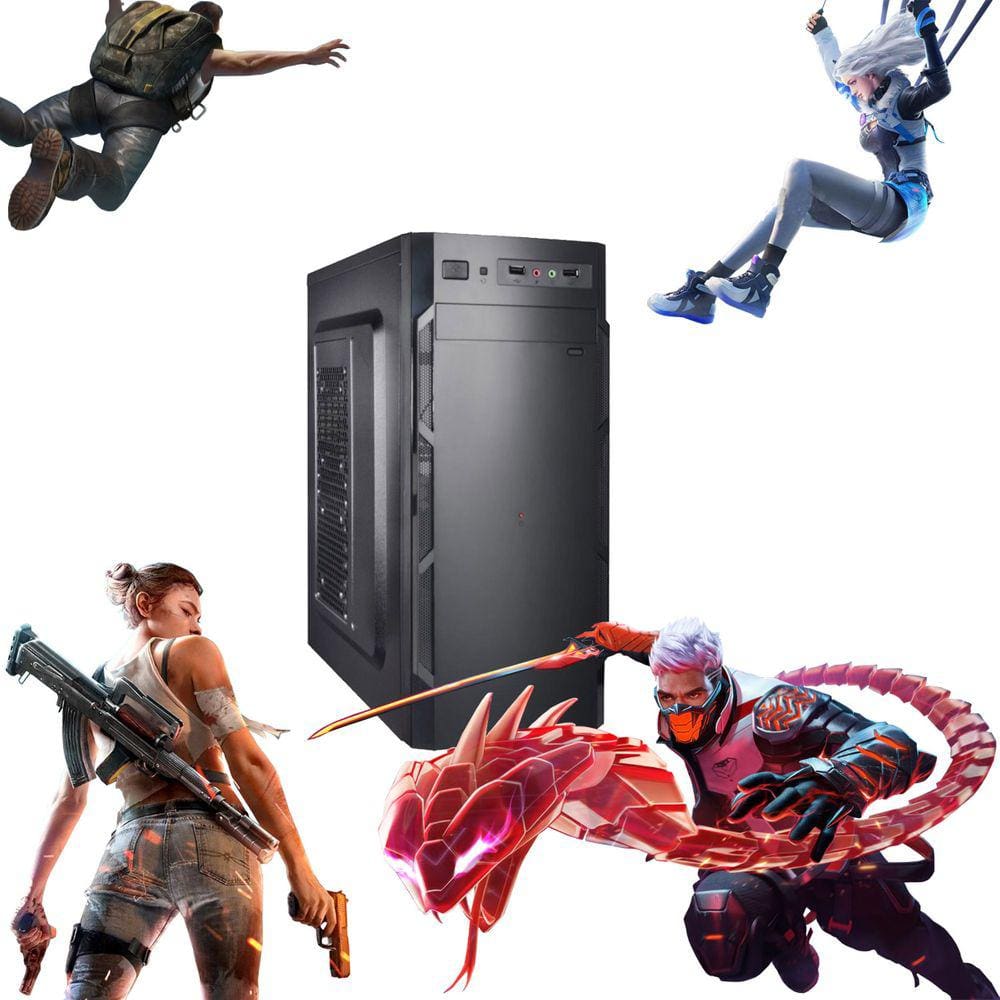 Pc Computador Cpu Gamer Core I5 Ssd 120Gb, 8Gb Ram