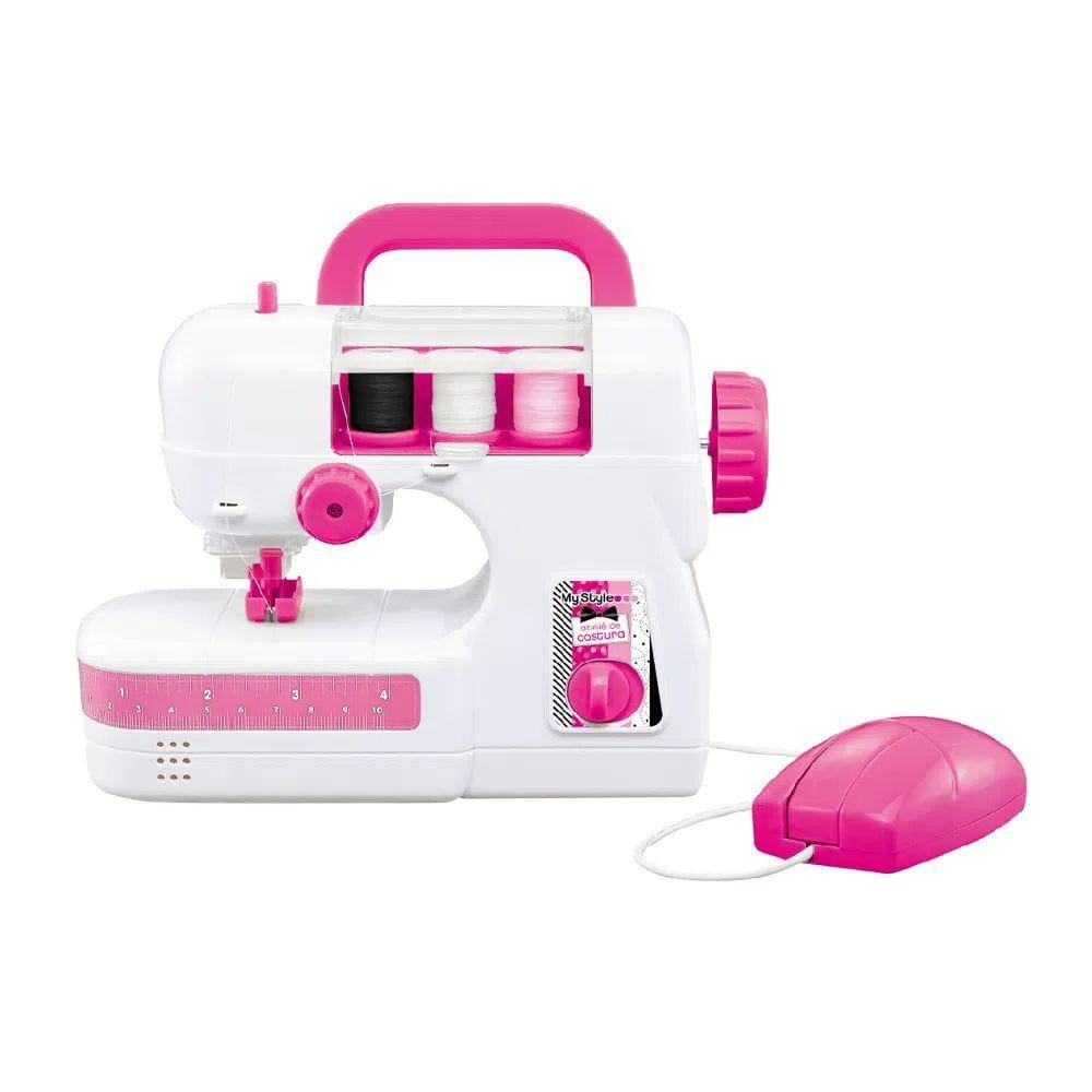 Mini Maquina De Costura Rosa Style Atelie Multikids - BR1229