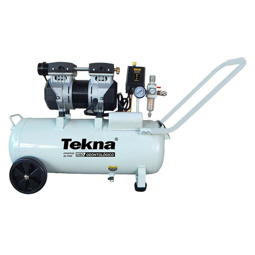 Comrpressor Odontológico 6,4 PES CPSD7040/35L 116PSI Silencioso 220V 1012106 TEKNA