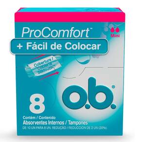 Absorvente Interno OB Mini ProComfort 8 Unidades