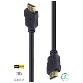 Cabo Hdmi 2.0 4K Ultra Hd 3D Conexão Ethernet 2 Metros - H20