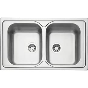 Cuba Sobrepor Tramontina Marea 2c 34aço Inox Acetinado 86x50