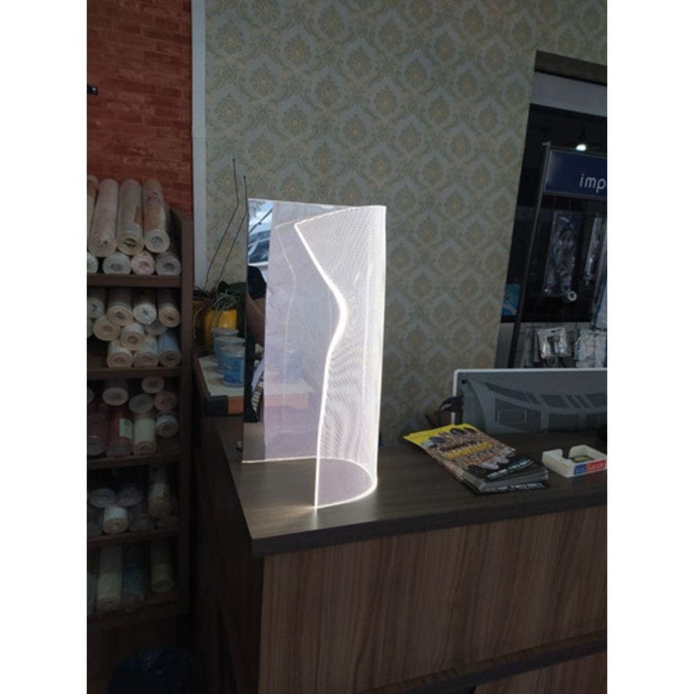 Luminária De Mesa Led Moderna