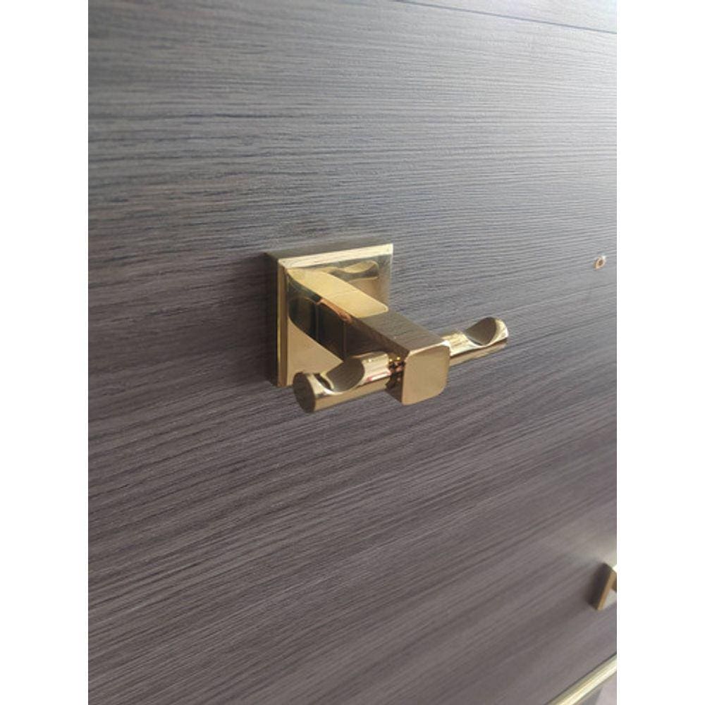 Cabide Gancho Metal Dourado