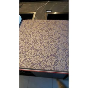 Papel De Parede Arabesco Pequeno Roxo/lilás Escuro