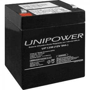Bateria Estacionária Selada 12V/5Ah Vrla Up1250 Unipower