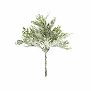 Galho Folhas Nevada Verde Claro 22x15x5 1695735