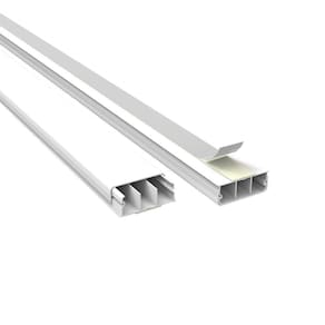 Canaleta Enerbras 40x15x2000 Branca Com Dupla Face