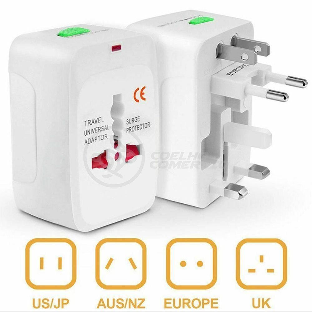 Adaptador Tomada Universal Padrão 150 Países Bivolt