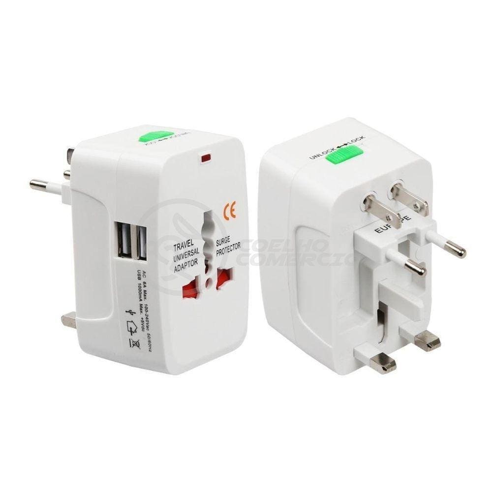 Adaptador Tomada Universal Padrão 150 Países Bivolt