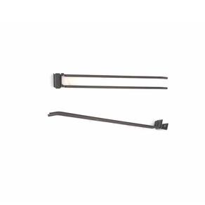 Gancheira Dupla Vassoureiro Lx 40 Gondola Amapa Preto Kit10