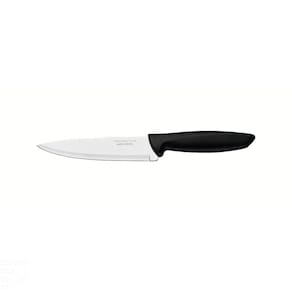 Faca Chef Tramontina Plenus com Lâmina em Aço Inox e Cabo de Polipropileno Preto 6" Tramontina