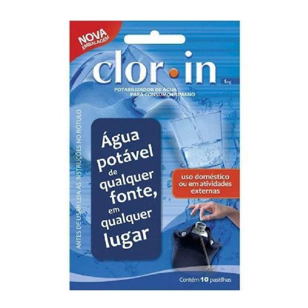 Purificador de Água Clorin 10 Pastilhas!