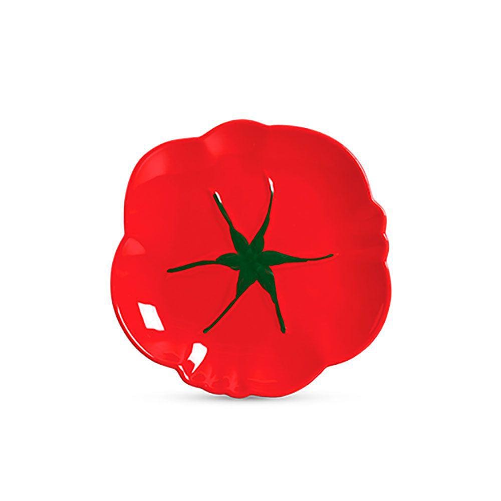 Sousplat de Cerâmica Tomate Vermelho 33 x 3cm