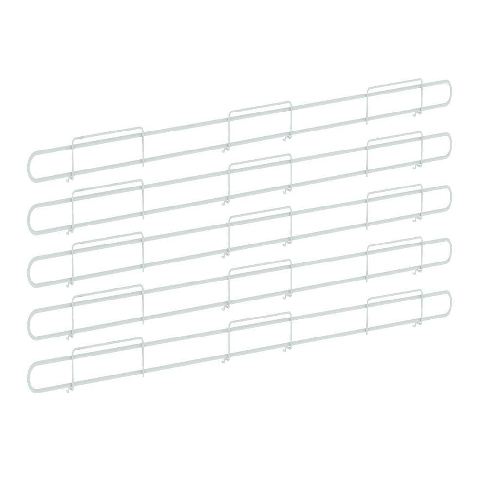 Anteparo Frontal Amapa 078 Branco Para Bandeja Ponta Kit 5