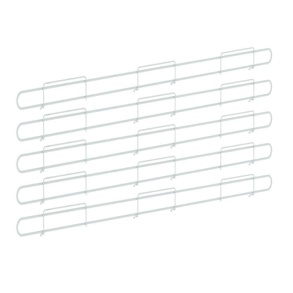 Anteparo Frontal Amapa 078 Branco Para Bandeja Ponta Kit 10