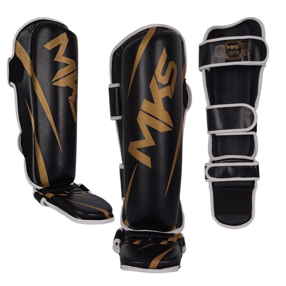 Caneleira de Muay Thai Kickboxing Mks Champions V3 Gg