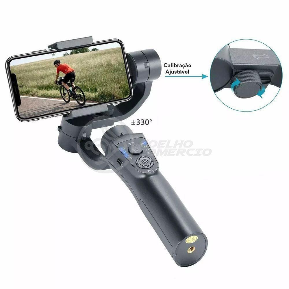 Estabilizador De Mão Portátil Gimbal S5b 3 Eixos Bluetooth
