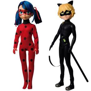 Conjunto de 2 Bonecos Miraculous Mission Accomplished Ladybug e