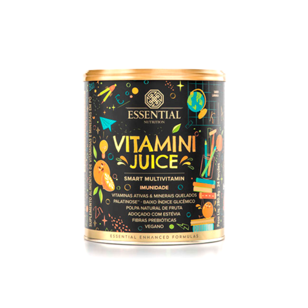 Kit 2X: Vitamini Juice Laranja Essential Nutrition 280,8g