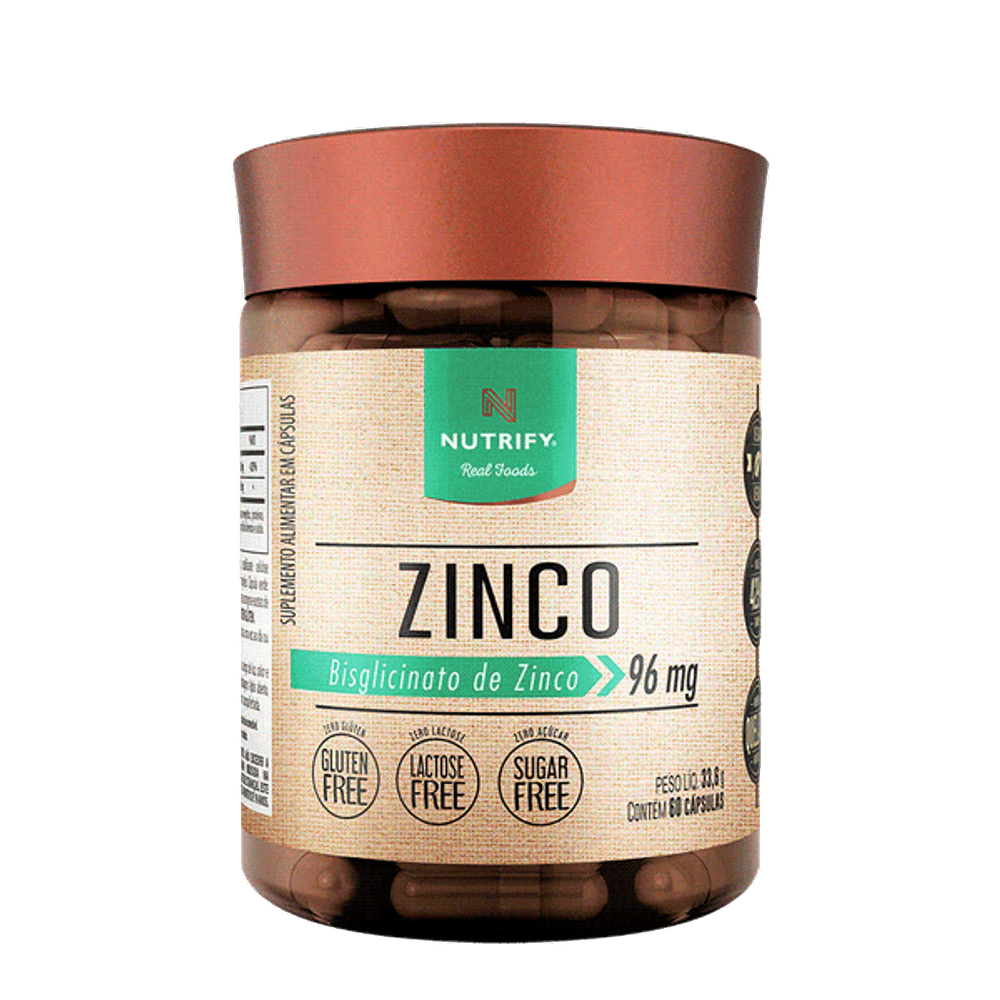 Zinco Quelato Nutrify 60 Cápsulas