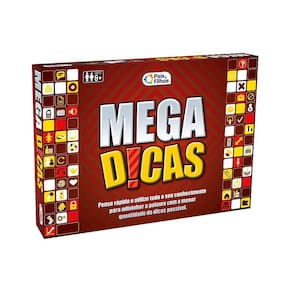 Jogo Mega Dicas Adivinhação Tabuleiro Pais E Filhos Crianças