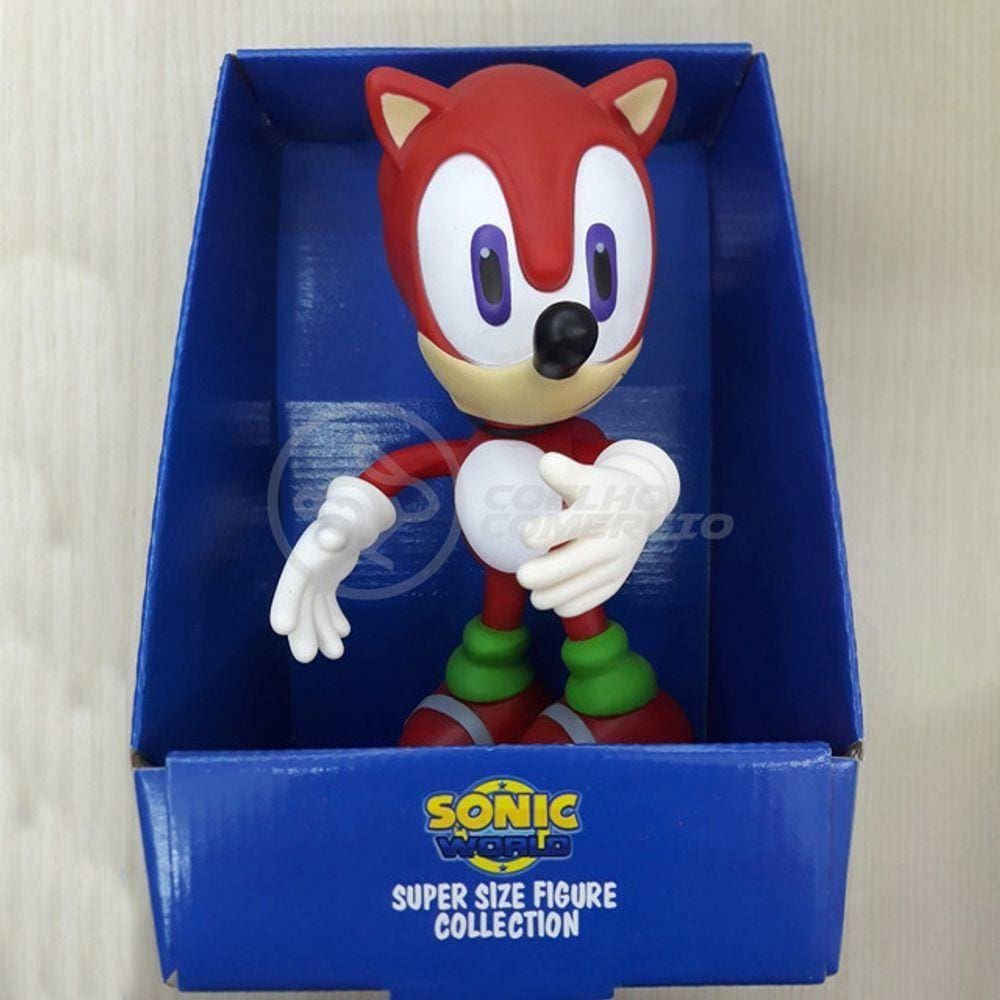 Boneco Action Figure Sonic Red Vermelho 23cm Sonic